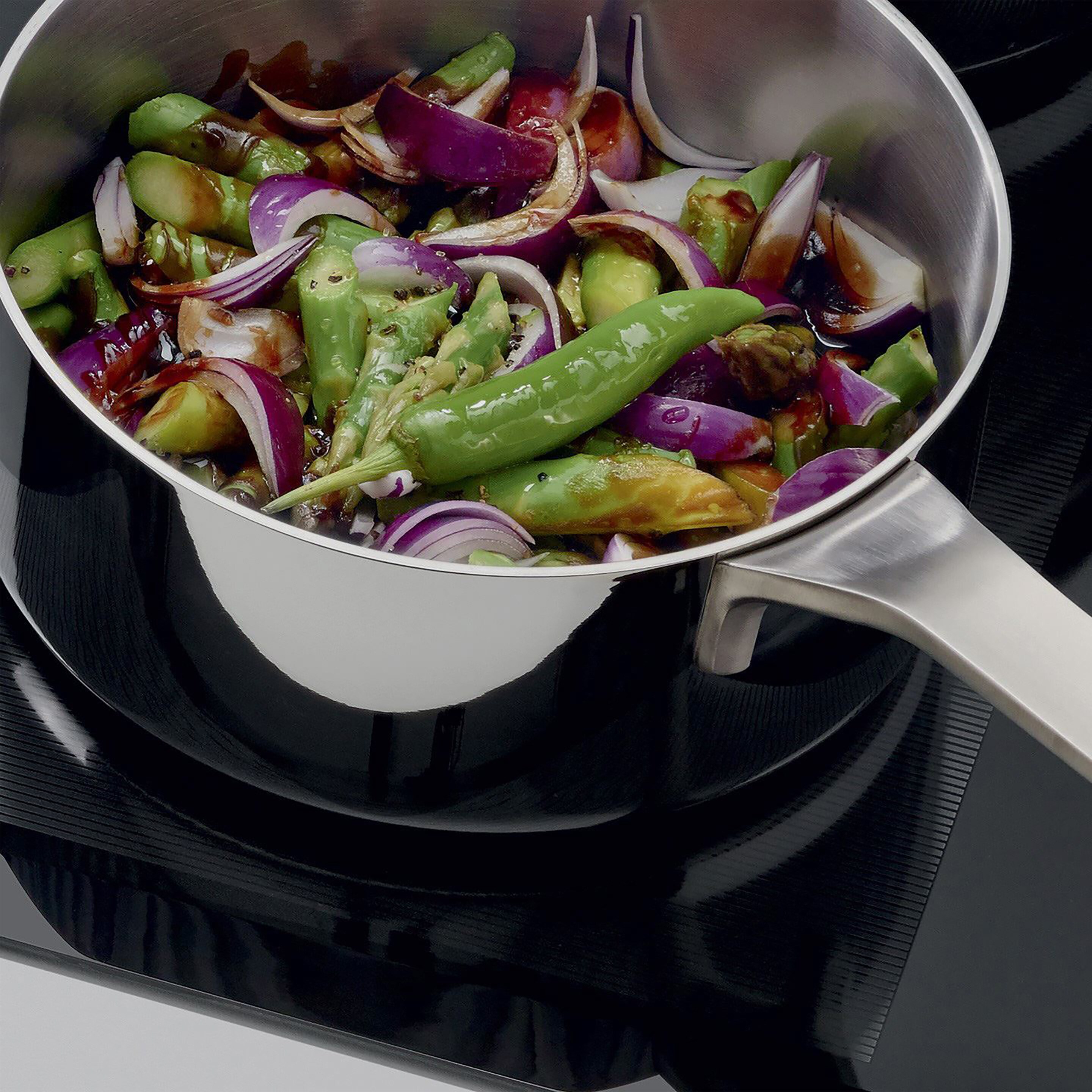 Infinite Chef ēdiena gatavošanas trauku kolekcija indukcijas plītīm