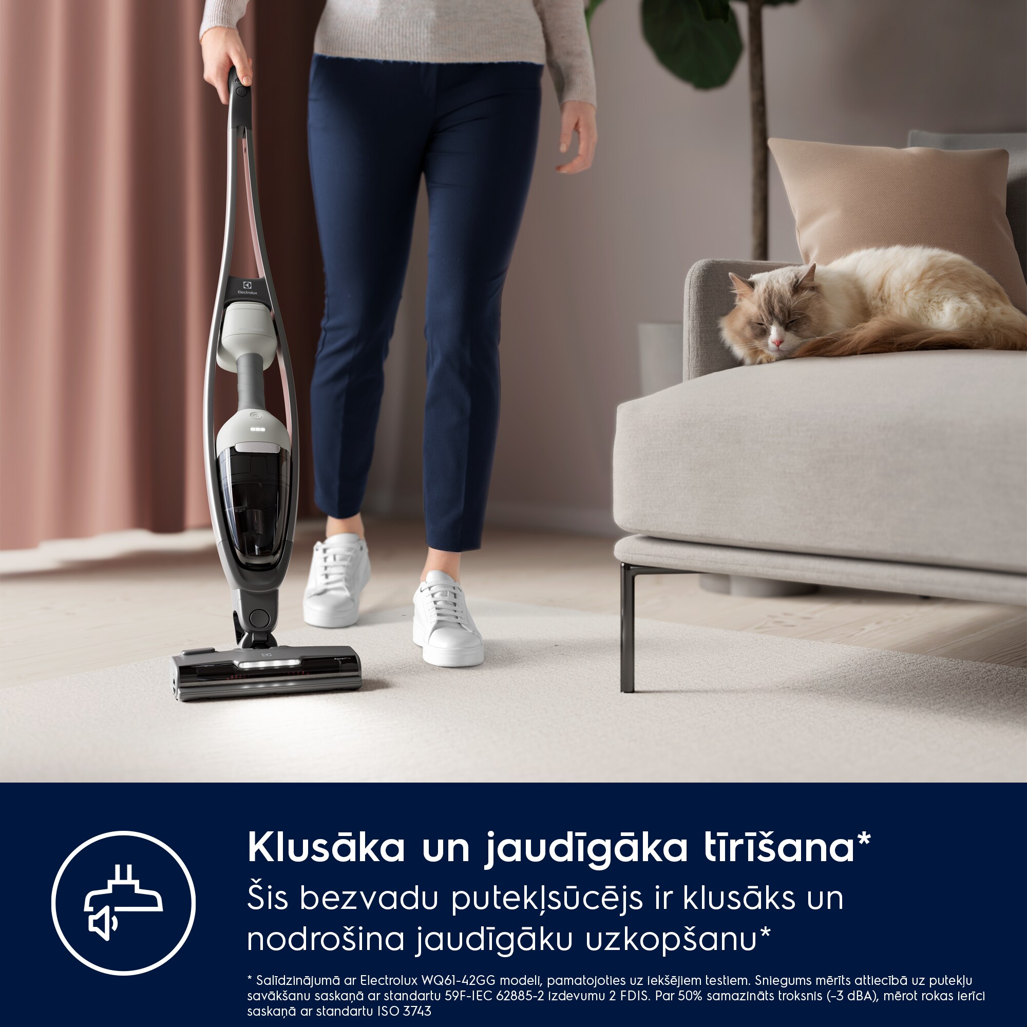 Electrolux - Bezvadu putekļsūcējs - ES62HB25UV