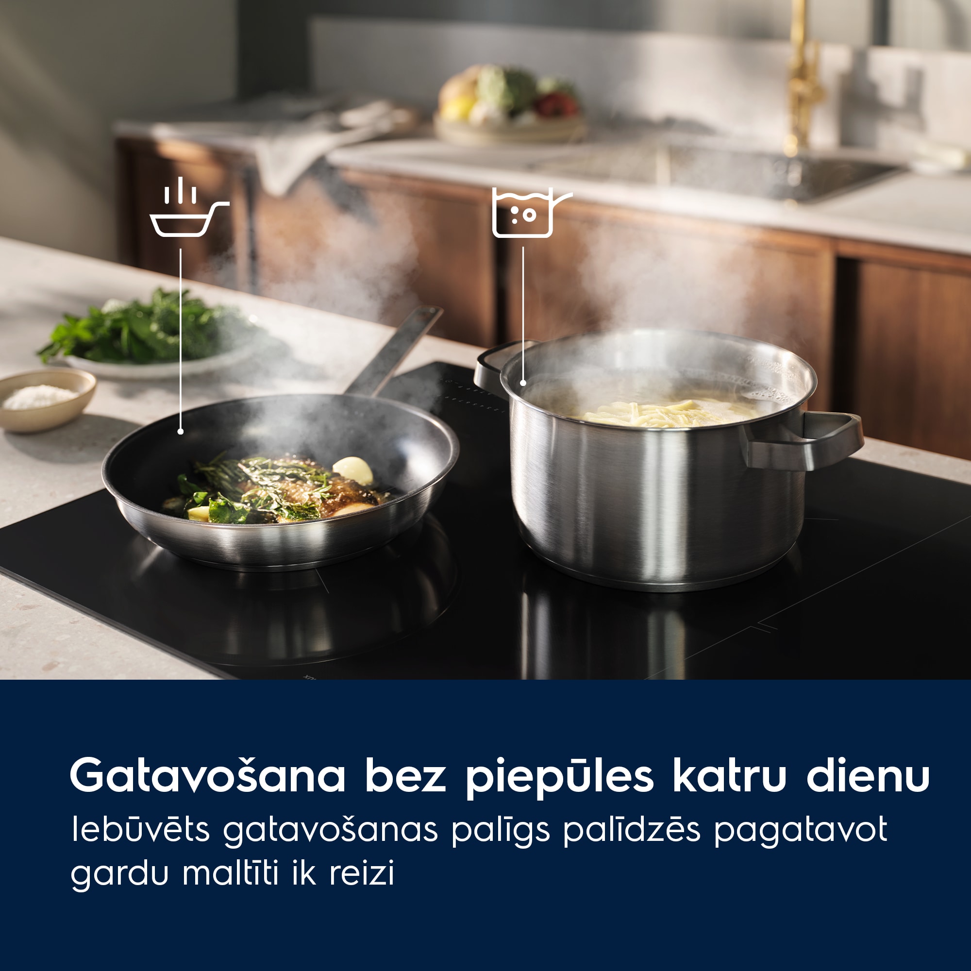 Electrolux - Indukcijas plīts virsma - EIS87453IZ