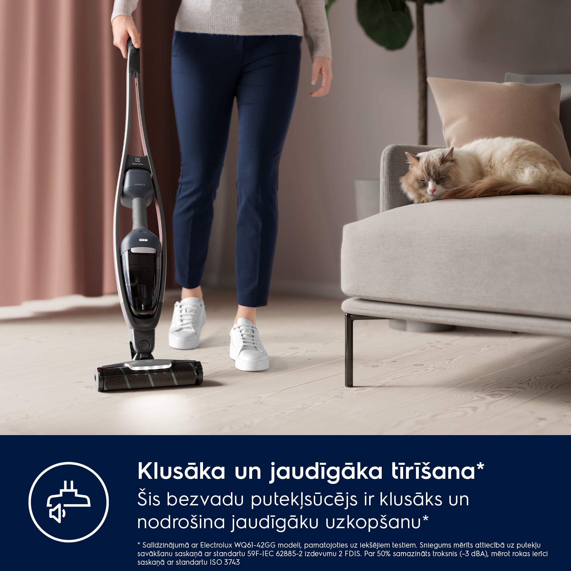 Electrolux - Bezvadu putekļsūcējs - ES62CP25DB